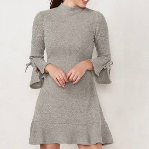 Lauren Conrad bell sleeve sweater dress